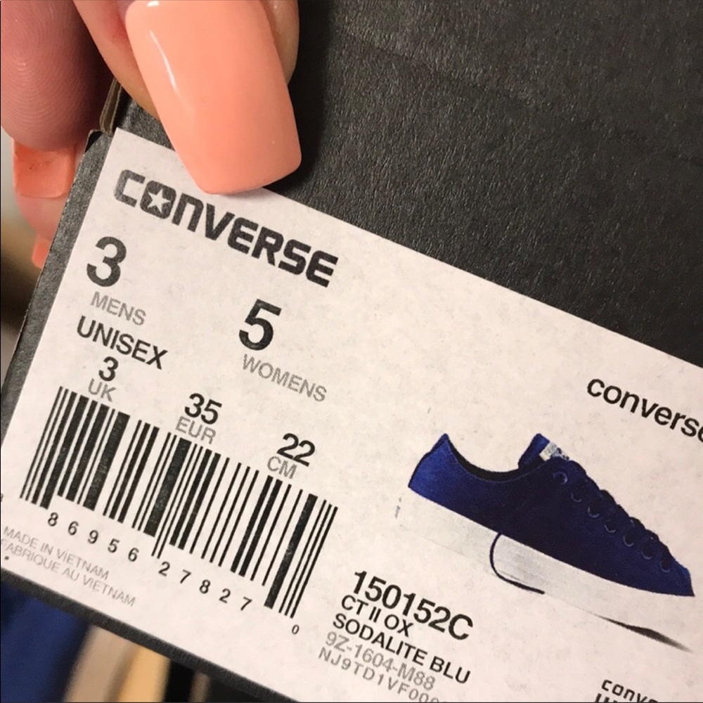 NEW 🎁 WOMENS CONVERSE ALLSTAR II • SZ 5 - Picture 8 of 8